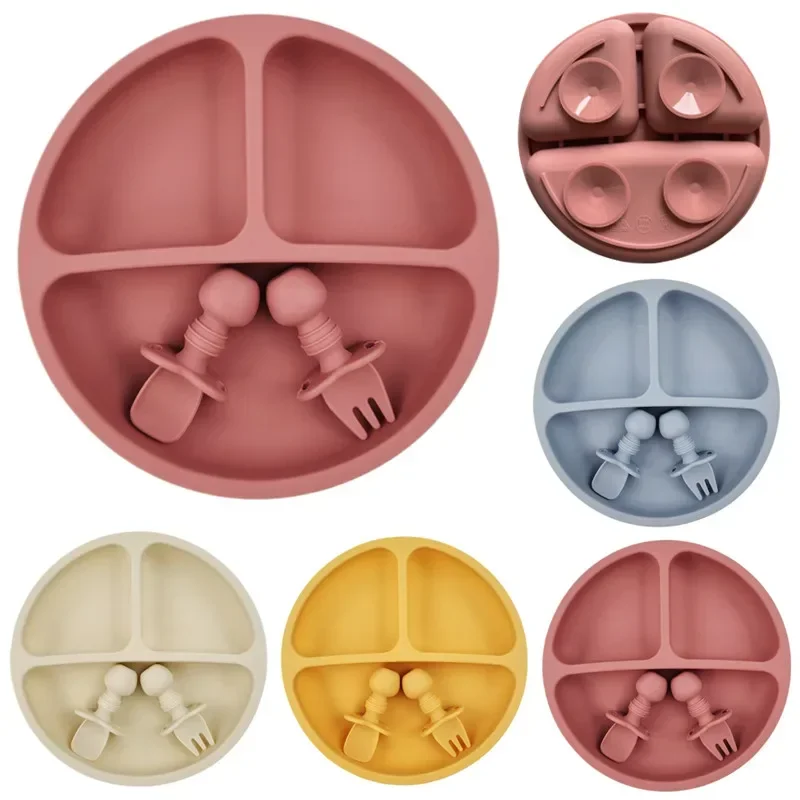 Baby Food Menu - 실리콘 아기 수유 세트, BPA 프리
