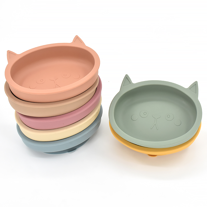 아기 실리콘 먹이 접시 어린이를위한 실리콘 빨판 그릇  - Baby Food Jars With Lids 리뷰 및 가격