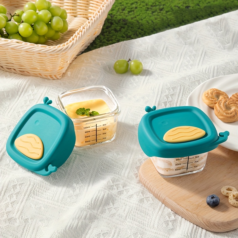 120/180ml 유리 아기 음식 용기, 눈금 표시 및 - Baby Food Jars With Lids 리뷰 및 가격